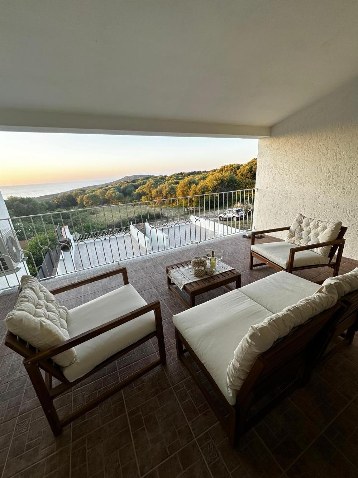 Costa Rossa View Sunset Villa Cascabraga Bagian luar foto