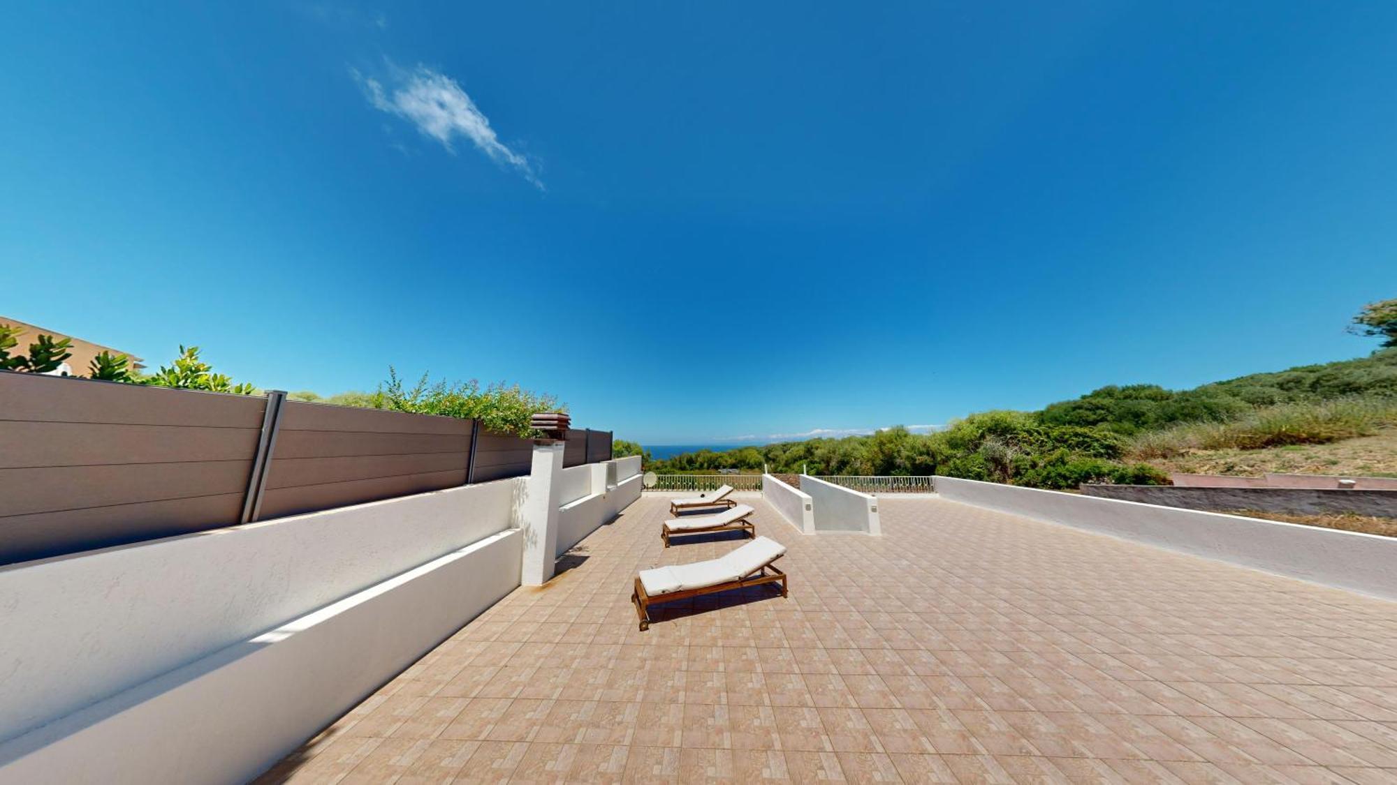 Costa Rossa View Sunset Villa Cascabraga Bagian luar foto