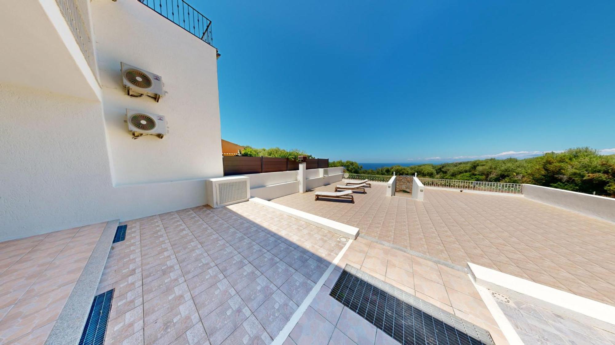 Costa Rossa View Sunset Villa Cascabraga Bagian luar foto